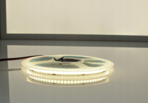 LED pásek - COB - 60W - 12W/m - IP44 - 12V - 5m - neutrální bílá BERGE