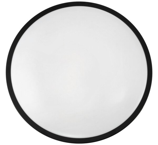 BERGE Přisazený LED stropní panel 12W 860lm Kulatý černý NW