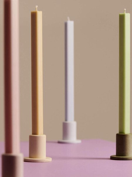 HAY Svíčky Square Candle set 4ks, pastel