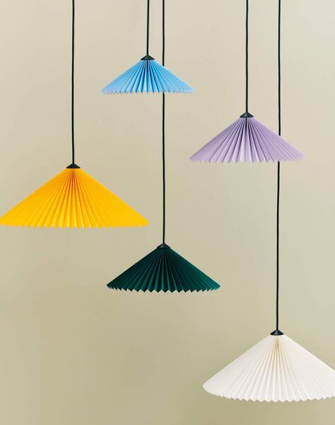 HAY Závěsná lampa Matin 380, yellow AE388