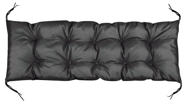 Prošívané sezení na lavici WILSON color 02 antracitová různé rozměry, polstr na zahradní lavici - sedák Mybesthome Rozměr: 120x60 cm