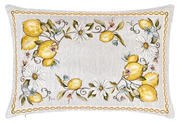Gobelínový povlak na polštář Citróny Chenille IT117 Barva Vícebarevná Rozměry 42x42 cm