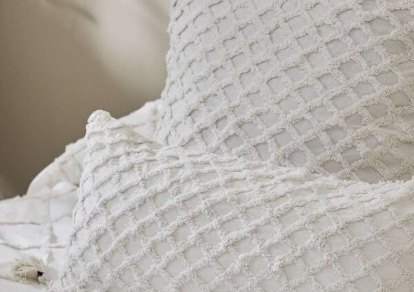Calma House Bavlněný povlak na polštář Royal White, 45x45 cm