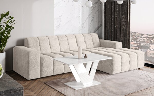Prospero Konferenční stolek DUBAJ Kombinace barev: dubai coffee table royal marble černý lesk