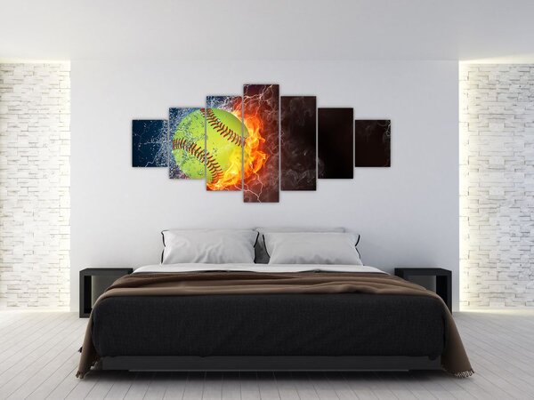 Obraz - Tenisový míček (210x100 cm)