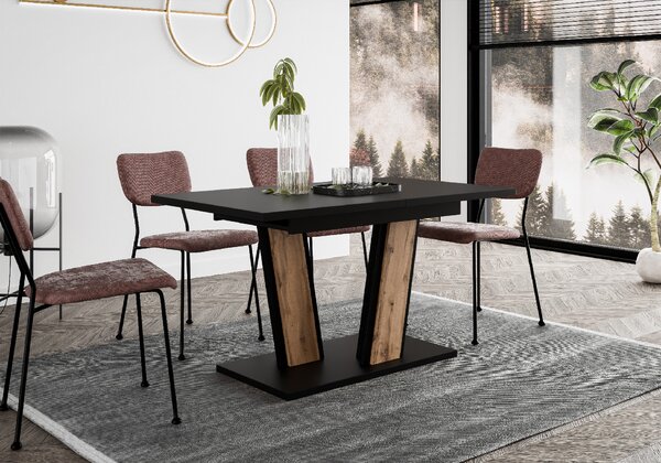 Prospero Rozkládací jídelní stůl MUSS 160 Kombinace barev: MUSS 160 table black wotan