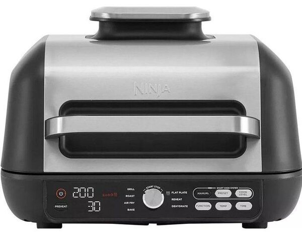 Gril NINJA Foodi Max Pro AG651EU, 2460 W, objem 3,8 l, stíbrný/erný