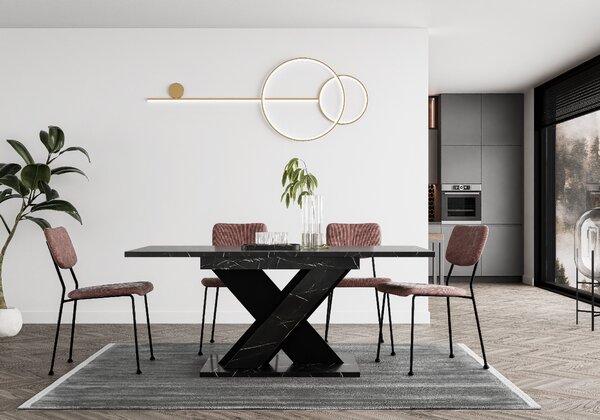 Prospero Rozkládací stůl TOXX 160 Kombinace barev: TOXX 160 table royal marble black