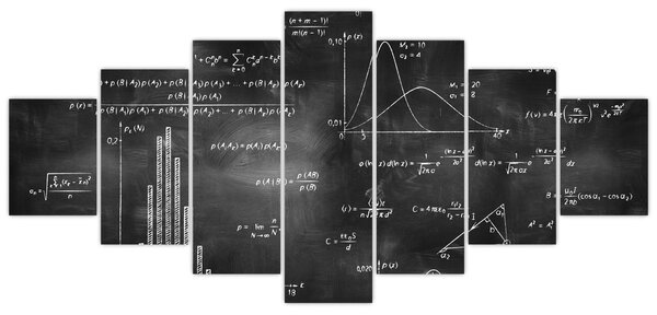 Obraz - Láska k číslům (210x100 cm)