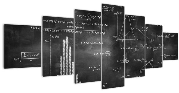 Obraz - Láska k číslům (210x100 cm)