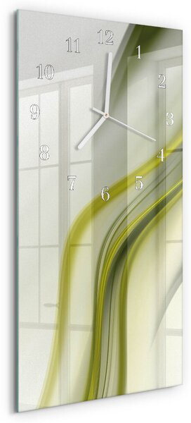 Skleněné hodiny vertikální Abstraktní čáry zsppb-30x60-00083143
