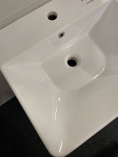 Lavedo Vivace White Air 50 koupelnová skříňka s umyvadlem, lesk