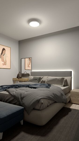 Fleta UltraEfficient stropní svítidlo LED 10W 1950lm 4000K CRI80 35cm kulaté IP20, bílé