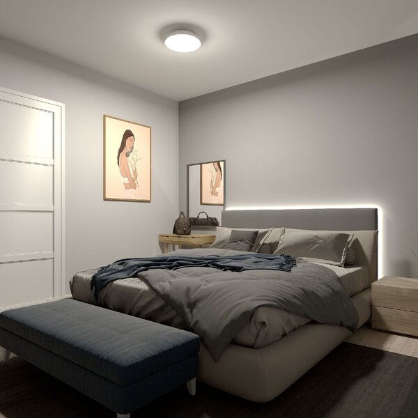 Fleta UltraEfficient stropní svítidlo LED 10W 1950lm 4000K CRI80 35cm kulaté IP20, bílé
