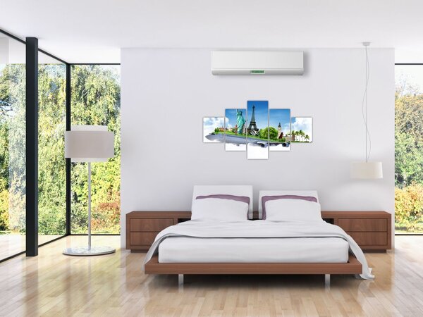 Obraz - Cesta kolem světa (125x70 cm)