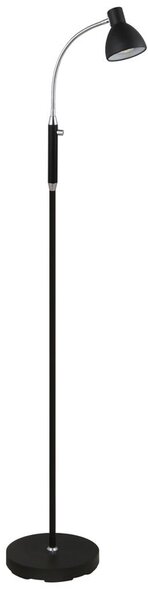 Stojací lampa Hudson 1L černá