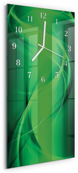 Skleněné hodiny vertikální Abstrakce zsppb-30x60-00058052