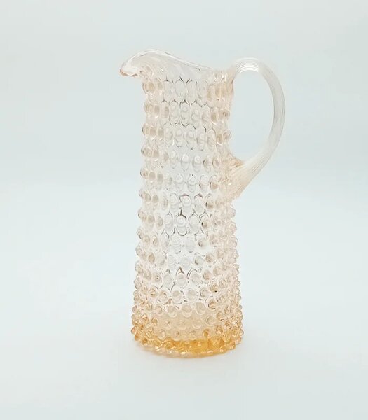Sklárna Častolovice - Džbán 1,2l - Hobnail - Ananas - meruňka