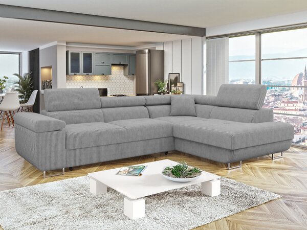 Rohová sedací souprava s funkcí spaní Torezio, Potah: Poso 110, Strana: pravá 5903211256653