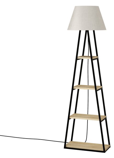ASIR Stojací lampa PAL dub, len