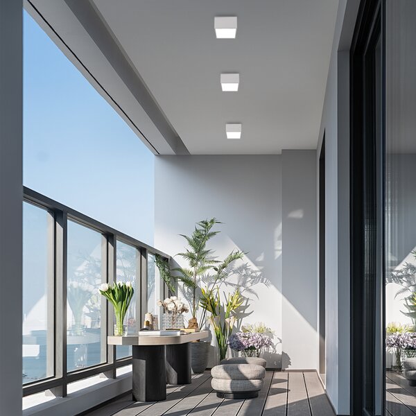 Immax NEO CANTO Smart stropní svítidlo 15x15cm 12W bílé Zigbee 3.0