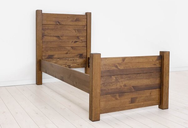 Borovicová postel Rustyk / Dobromir 90 cm