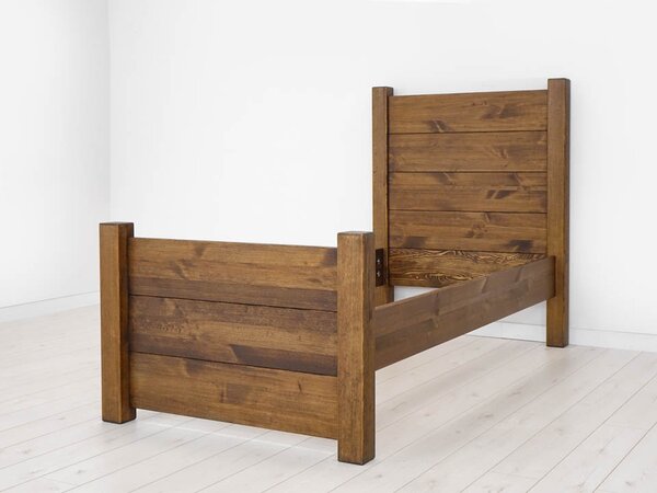 Borovicová postel Rustyk / Dobromir 90 cm