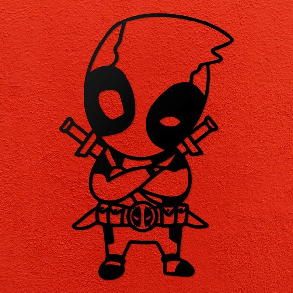DUBLEZ | Obraz na stěnu - Kreslený Deadpool | Obraz