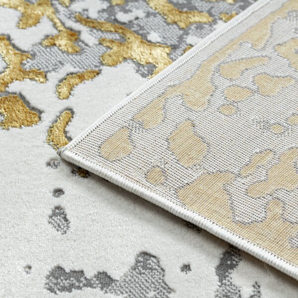 Dywany Łuszczów, Kusový koberec Allure 1961 gold/white, 80x150, žlutá, kancelář
