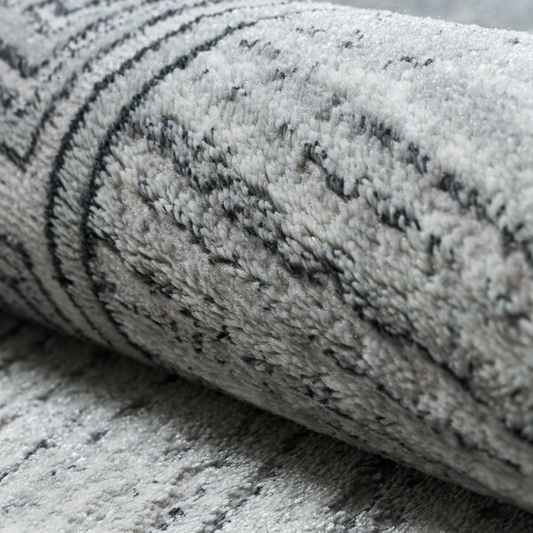 Dywany Łuszczów, Kusový koberec Allure 8783 l.grey/white, 80x150, šedá, kancelář