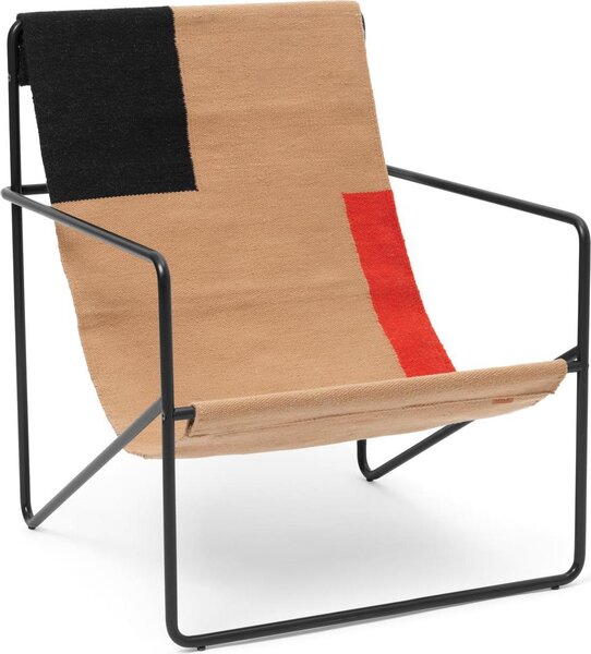 Ferm Living 1104263881 Židle Desert Block černý rám