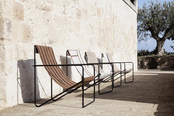 Ferm Living 1104263881 Židle Desert Block černý rám