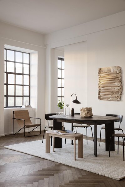 Ferm Living 1104263881 Židle Desert Block černý rám