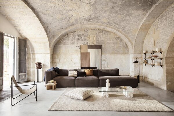 Ferm Living 1104263881 Židle Desert Block černý rám