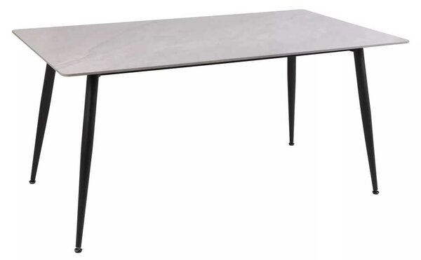 Jídelní stůl Rion 130 x 70 cm, šedá / černá