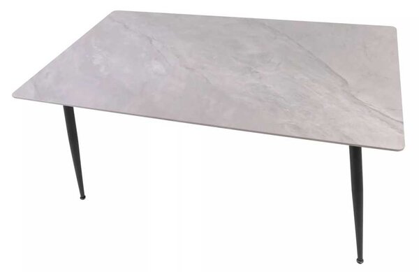 Jídelní stůl Rion 160 x 90 cm, šedá / černá