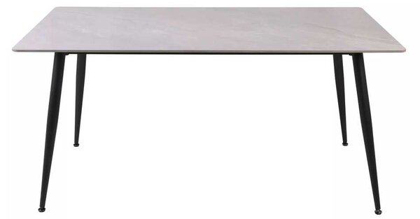 Jídelní stůl Rion 160 x 90 cm, šedá / černá