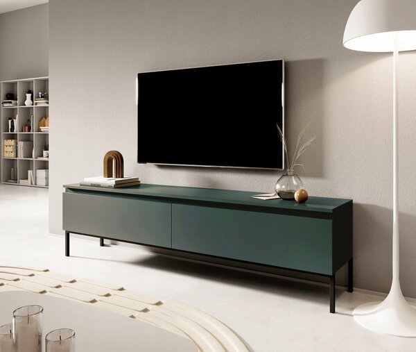 TV stolek Bemmi 150 cm Tmavě zelený - Selsey Design