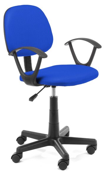 Ak furniture Dětská otočná židle FLOR modrá