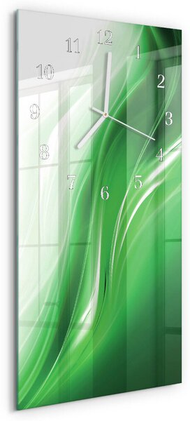 Skleněné hodiny vertikální Abstrakce zsppb-30x60-00082946
