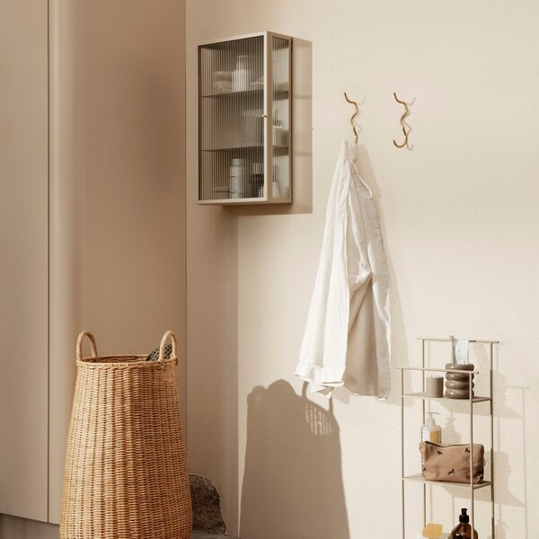 FERM LIVING Nástěnná skříňka Haze, Black