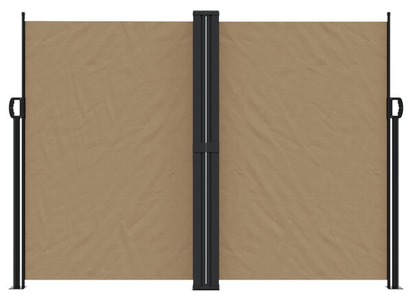 Zatahovací boční markýza taupe 180 x 600 cm