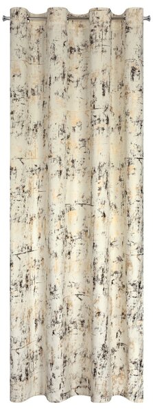 ZATEMŇOVACÍ ZÁVĚS NA KROUŽCÍCH TONIA 140X250 CM KRÉMOVÁ