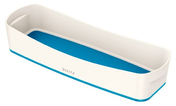 Bílo-modrý stolní organizér Leitz MyBox, délka 31 cm