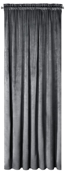 ZATEMŇOVACÍ ZÁVĚS NA PÁSCE ROSA 140X270 CM GRAFITOVÁ
