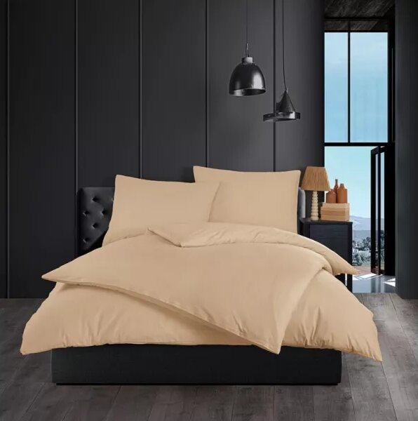 Bedtex povlečení bavlna Color Béžové 140x200, 70x90 cm