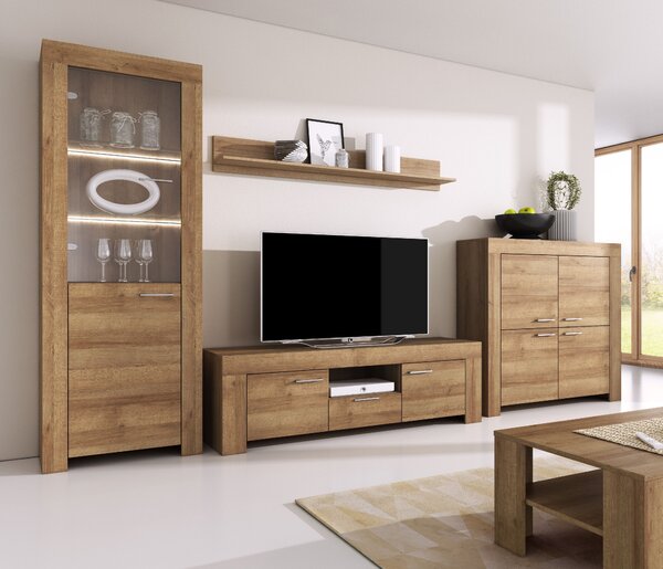 Piaski Komoda Sky SK120 Barva: Dub Riviera