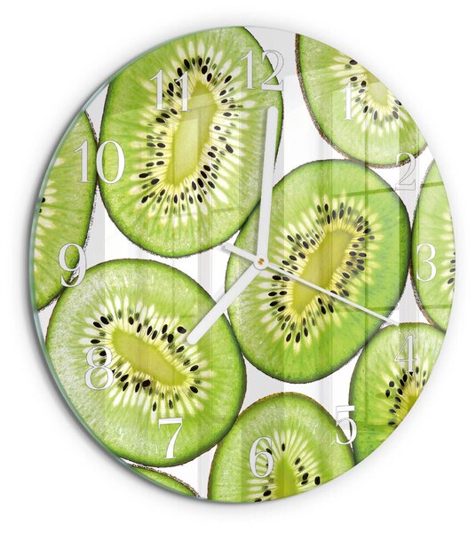 Skleněné hodiny na stěnu Kiwi zsob-fi30-00093033