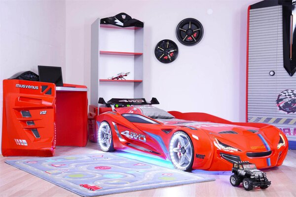ASIR Dětská postel auto VENUS červená - Doprodej