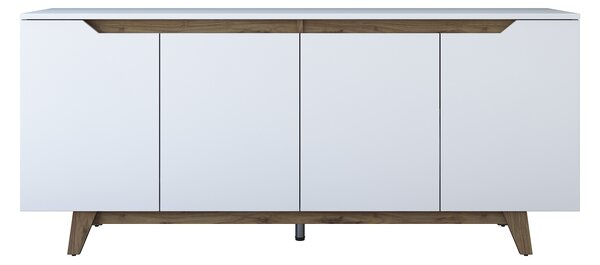 Skříňka Gigi (Bílá + Ořech). Akce -24%